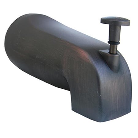 Larsen Supply Co Larsen Supply 08-1047 Bronze Universal Style Bath Tub Diverter Spout 139424